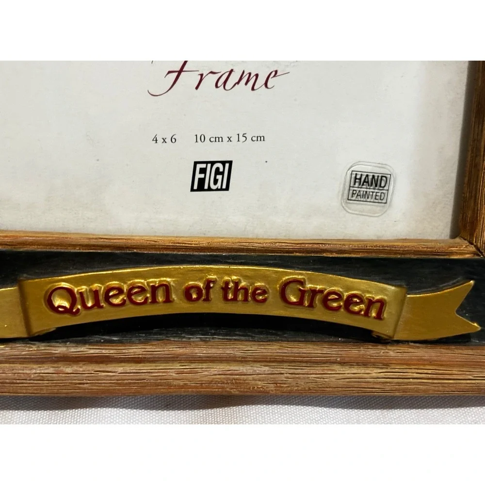 VTG Figi Queen of the Green Women's Golf Photo Frame 4x6 Collector Gift Desk Art